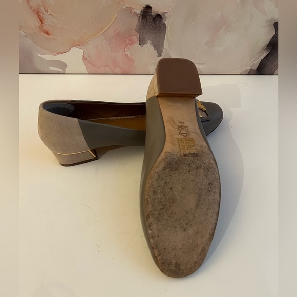 ! Tory Burch GIGI 20mm Round Toe Flat-Calf Leather/Silk Suede. - Picture 9 of 10